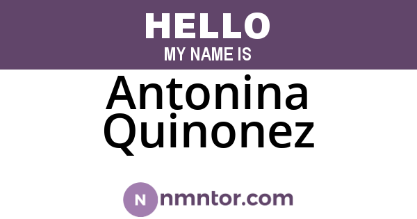 Antonina Quinonez