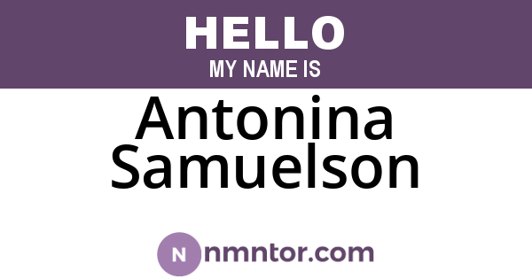 Antonina Samuelson