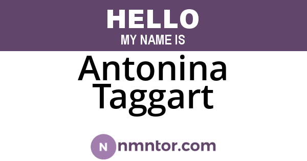 Antonina Taggart