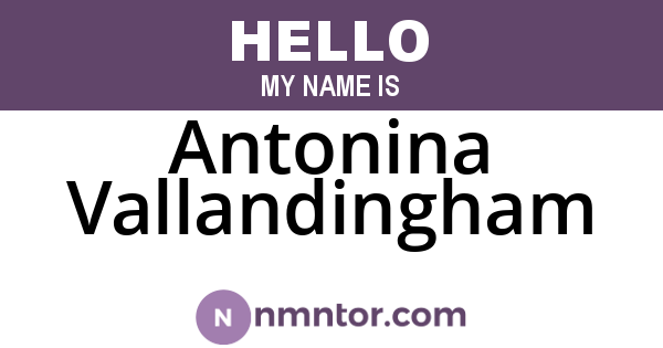 Antonina Vallandingham
