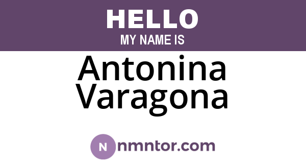 Antonina Varagona
