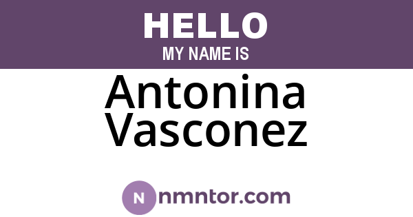 Antonina Vasconez