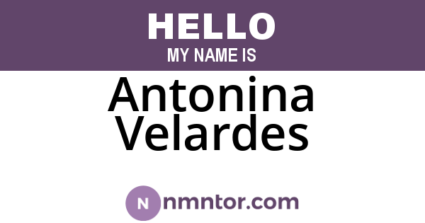 Antonina Velardes