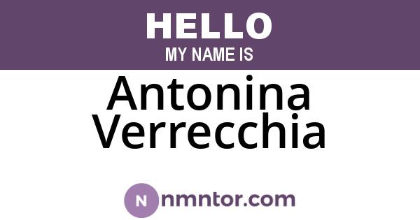 Antonina Verrecchia