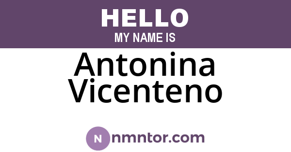 Antonina Vicenteno