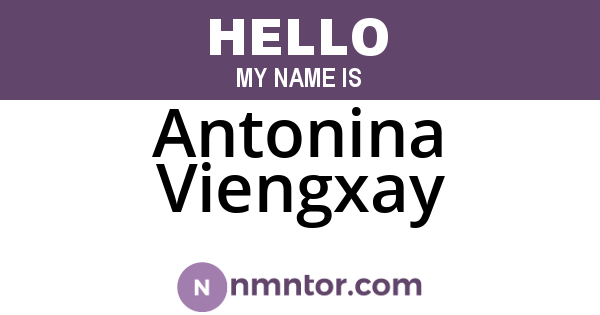 Antonina Viengxay