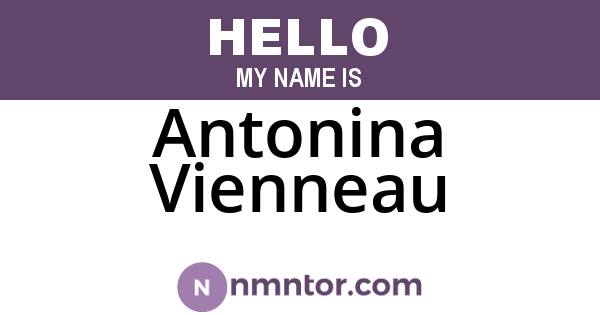 Antonina Vienneau