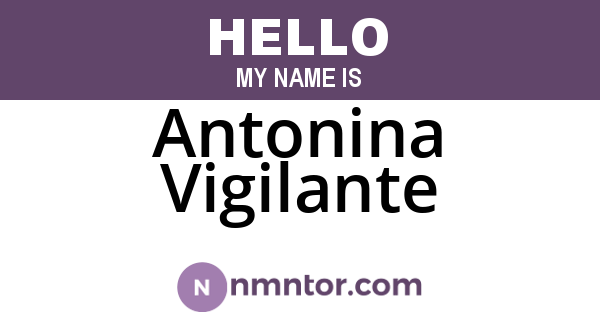 Antonina Vigilante