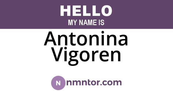 Antonina Vigoren