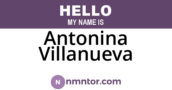 Antonina Villanueva