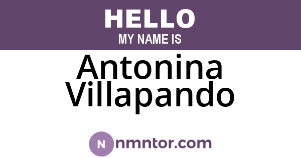 Antonina Villapando