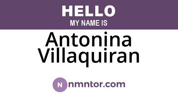 Antonina Villaquiran