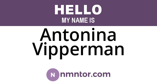 Antonina Vipperman