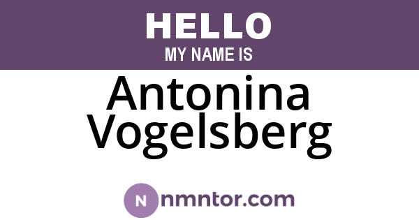 Antonina Vogelsberg