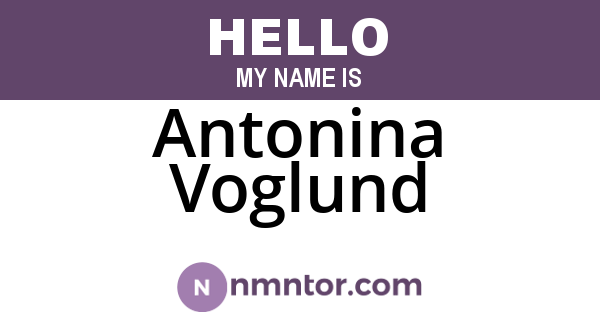 Antonina Voglund