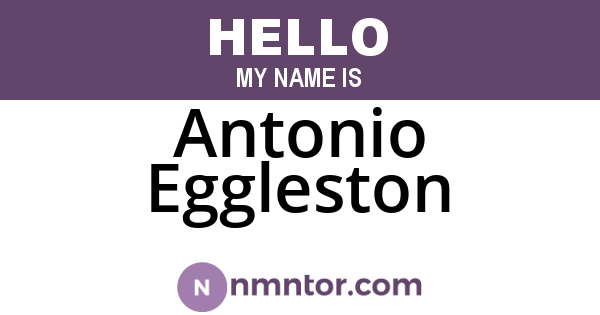 Antonio Eggleston