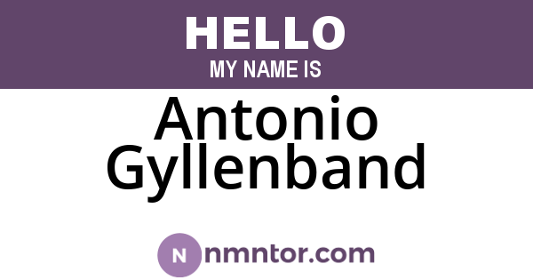 Antonio Gyllenband