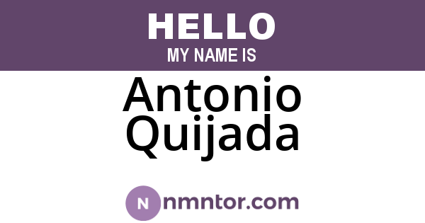Antonio Quijada
