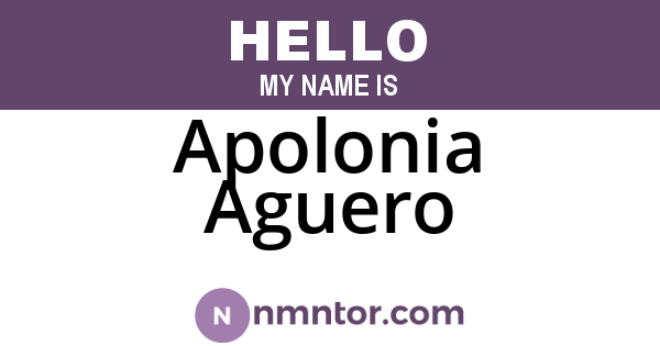 Apolonia Aguero