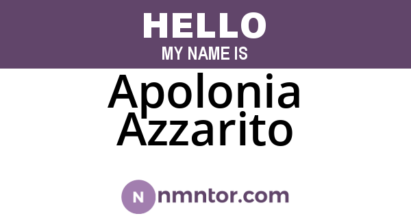 Apolonia Azzarito