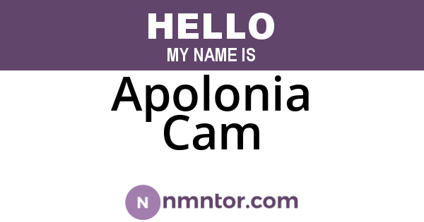 Apolonia Cam