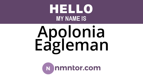 Apolonia Eagleman