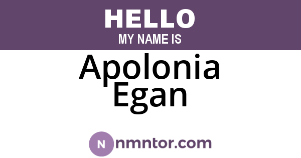 Apolonia Egan