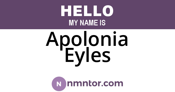 Apolonia Eyles