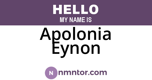 Apolonia Eynon
