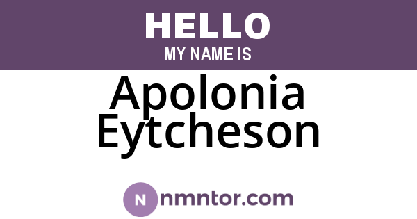 Apolonia Eytcheson