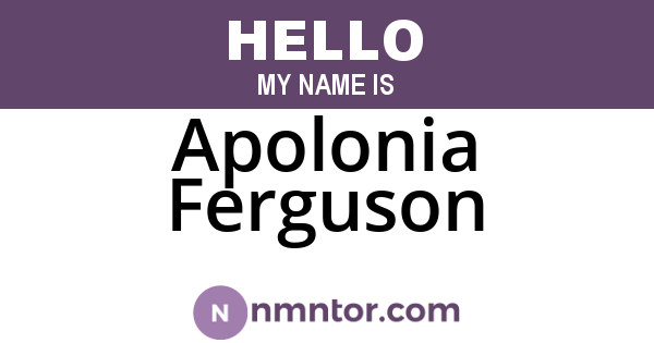 Apolonia Ferguson