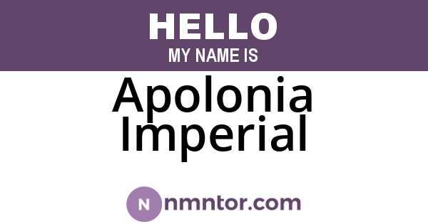 Apolonia Imperial