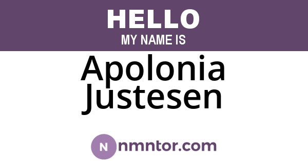 Apolonia Justesen