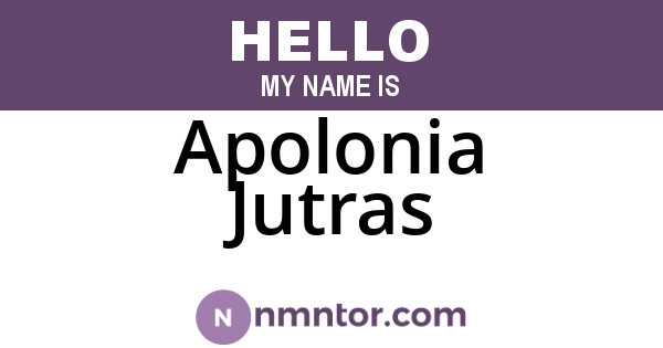 Apolonia Jutras