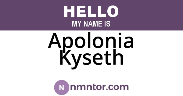 Apolonia Kyseth