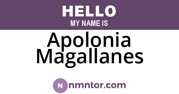Apolonia Magallanes