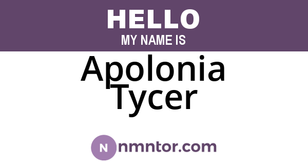 Apolonia Tycer