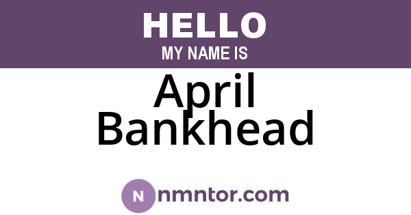 April Bankhead