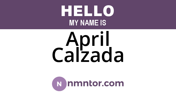 April Calzada