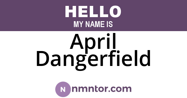 April Dangerfield