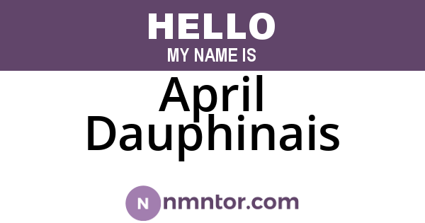 April Dauphinais