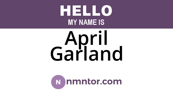 April Garland
