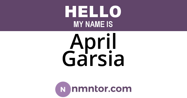 April Garsia