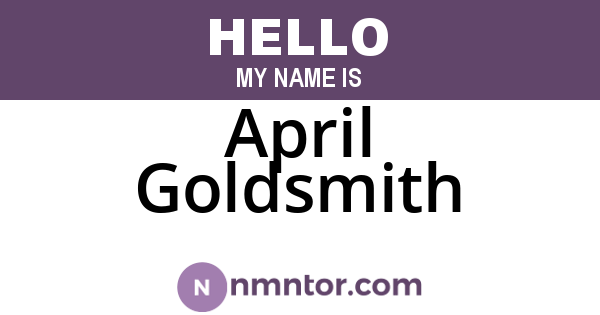 April Goldsmith