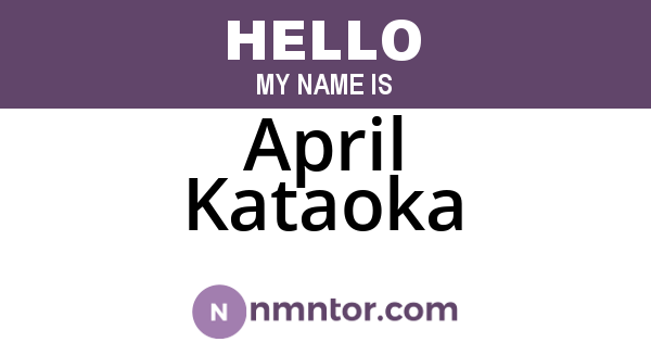 April Kataoka