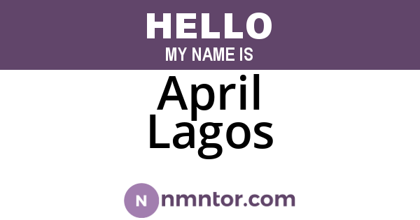 April Lagos