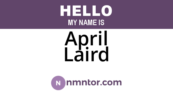 April Laird