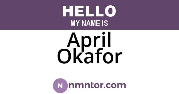 April Okafor