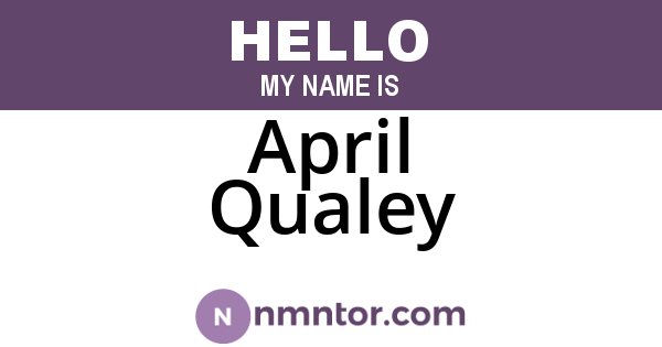 April Qualey