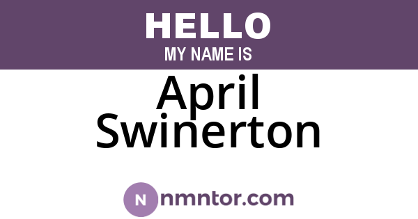 April Swinerton